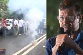 Arvind Kejriwal की जमानत के जश्न में हुई आतिशबाजी, दिवाली पर पटाखों पर है बैन: दिल्ली सरकार की नीति पर सवाल