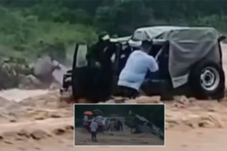 Uttarakhand: जिम कॉर्बेट में उफनती नदी में बह गई पर्यटकों की जीप, वीडियो देख कांप उठेगी रूह