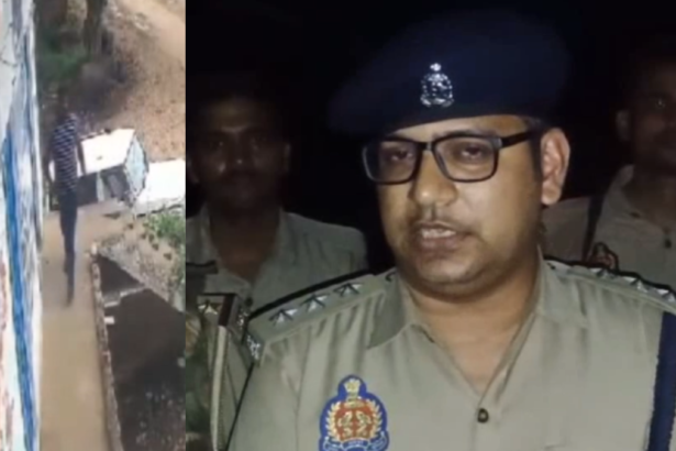 Ghazipur में पुलिस मुठभेड़ के दौरान 25 हजार का इनामी बदमाश संदीप यादव गिरफ्तार