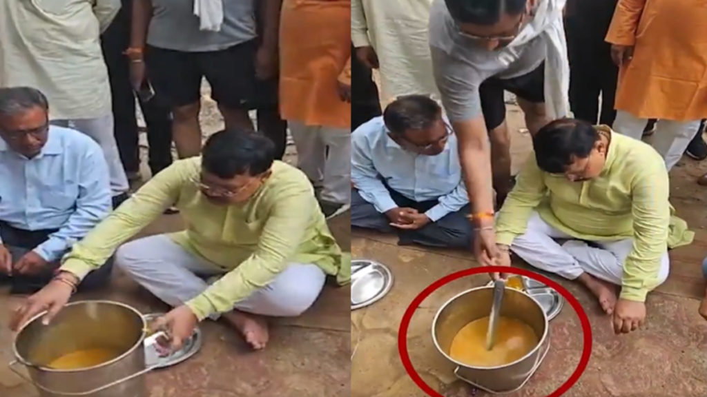 Madhya Pradesh: "पानी की सब्जी या सब्जी में पानी", मिड-डे मील का खाना देखकर मंत्री जी रह गए हैरान, वीडियो हो रहा वायरल
