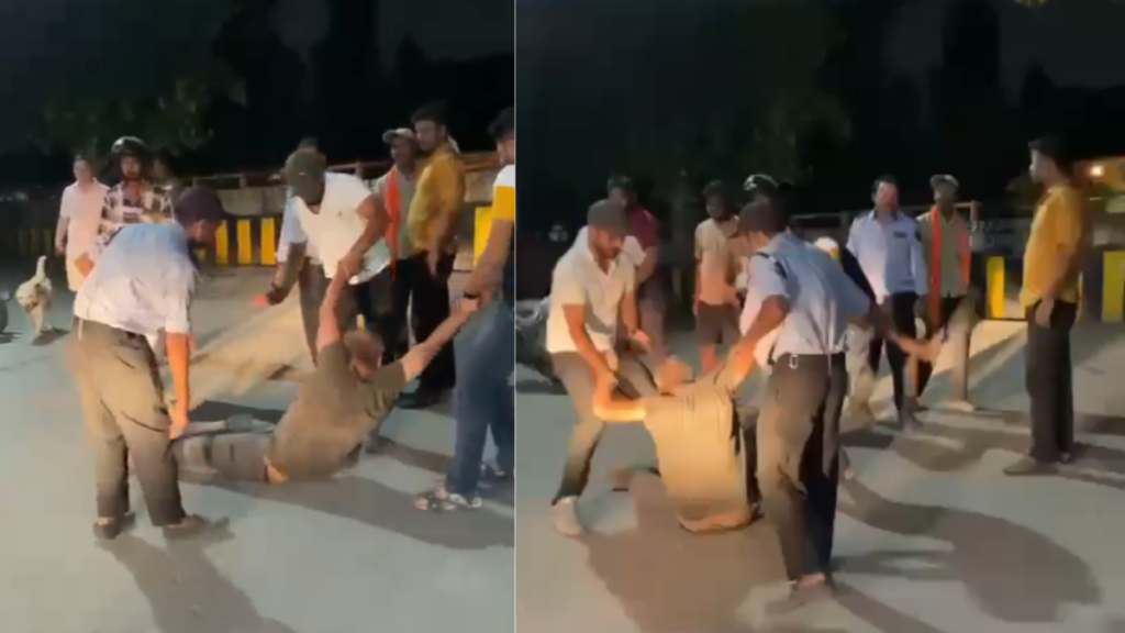 Ghaziabad: सोसाइटी के गार्डों ने बुजुर्ग को घसीटकर बेरहमी से पीटा, वीडियो हुआ वायरल