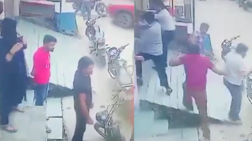 Noida: प्रॉपर्टी विवाद में हुई मारपीट व लाठी-डंडों से हुआ हमला, घटना CCTV में क़ैद