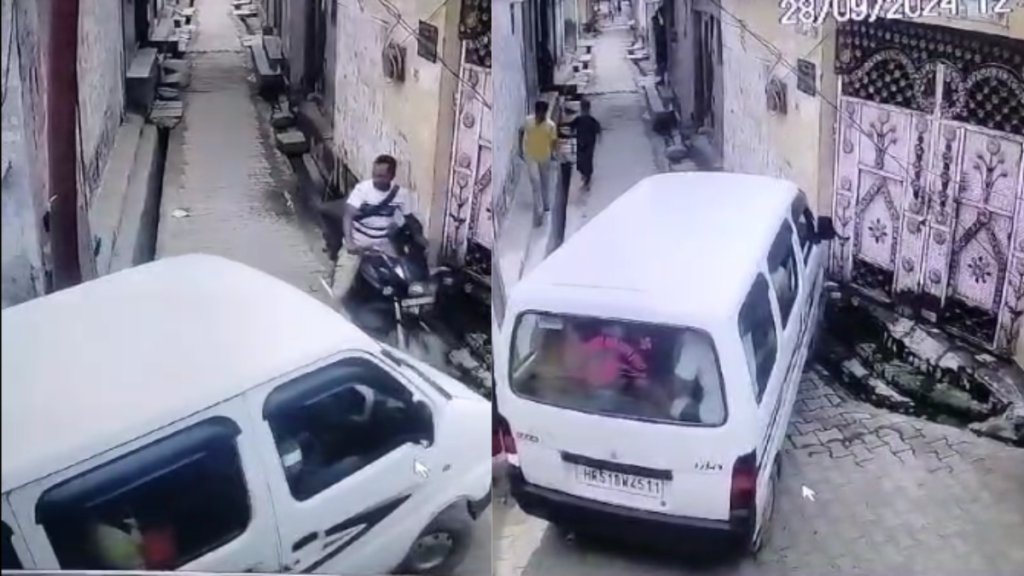 Ghaziabad: लोनी में 5 साल की बच्ची का फिल्मी अंदाज में अपहरण, सीसीटीवी में कैद हुई घटना