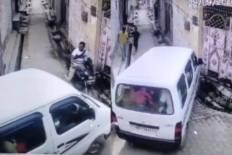 Ghaziabad: लोनी में 5 साल की बच्ची का फिल्मी अंदाज में अपहरण, सीसीटीवी में कैद हुई घटना