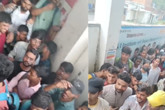 Kanpur: टीचर साहिल सिद्दकी के समर्थन में छात्रों ने किया प्रदर्शन, फीस वापसी की मांग की