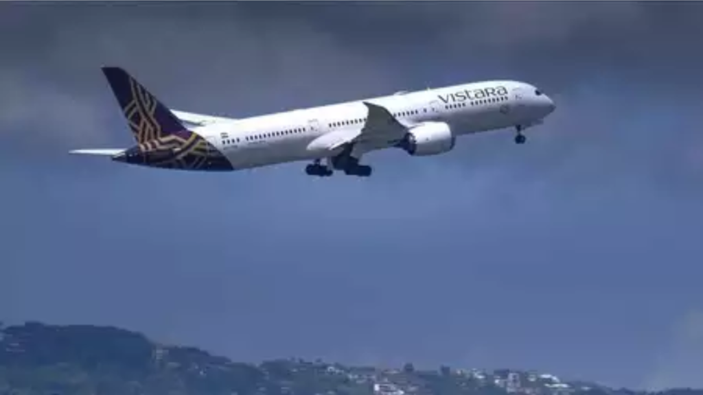 मुंबई से फ्रैंकफर्ट जा रही विस्तारा की फ्लाइट