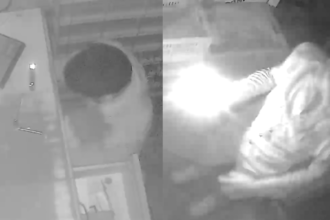 Ghaziabad: मदर डेयरी की दुकान में चोरी, CCTV में कैद हुई पूरी घटना