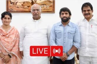 Vinesh Phogat, Bajrang Punia join Congress