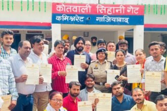 DVF Team Honored by Ghaziabad Police for Outstanding Service During Kanwar Yatra