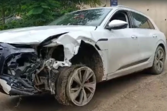 भाजपा प्रमुख के बेटे की ऑडी ने मारी कई वाहनों को टक्कर