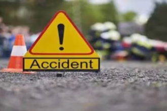 Bijnor: कार पलटने से युवक की मौत