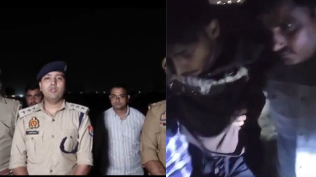 Ghaziabad पुलिस की मुठभेड़ में चैन स्नैचर गिरफ्तार