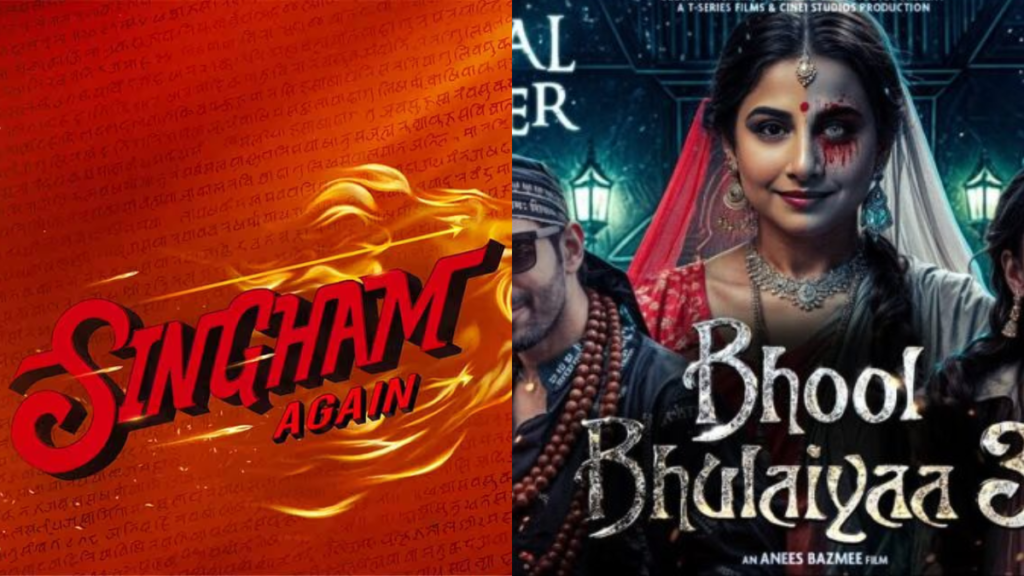 Singham Again vs Bhool Bhulaiyaa 3