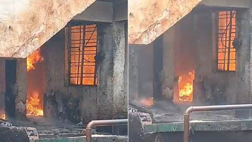 UP: भीषण आग में जलकर खाक हुआ लखनऊ-अयोध्या