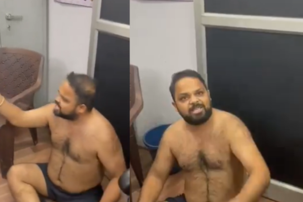 Meerut: कारोबारी अक्षय जैन ने GST कार्यालय के बाहर किया अनोखा प्रदर्शन, कपड़े उतारकर बैठे धरने पर