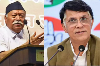 मोहन भागवत के बयान पर पवन खेड़ा ने साधा निशाना, कहा- "अगर हिंदू खतरे में हैं, तो आपसे खतरे में हैं"