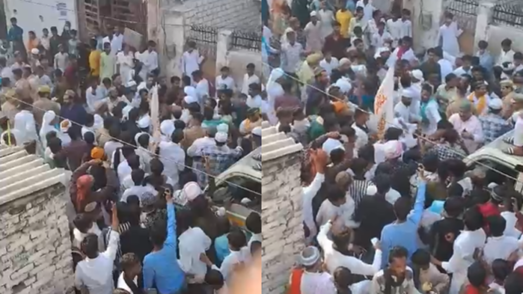 Kanpur: रावतपुर में जुलूस के दौरान विवाद, दो गुटों में हुई झड़प, पुलिस ने संभाली स्थिति