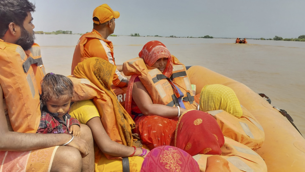 Uttar Bihar में बाढ़ का प्रकोप