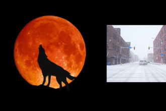 wolf moon and winter storm 2025