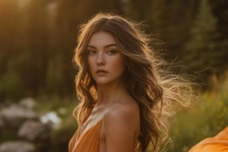 Graceful flowy dress