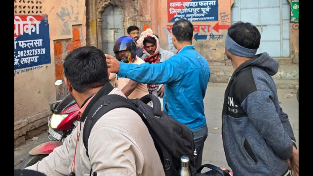 Rajasthan Jodhpur man killed near police station murder case