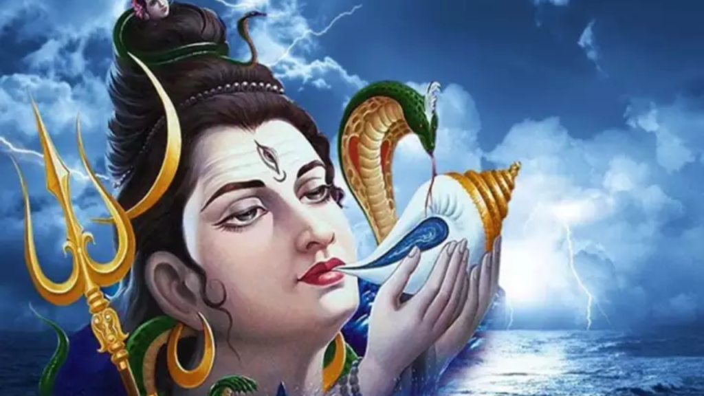 shiva in amritmanthan