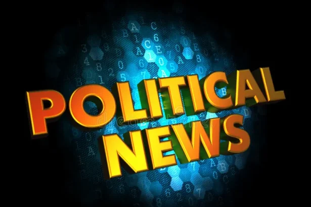 political news gold d words dark digital background 41801097