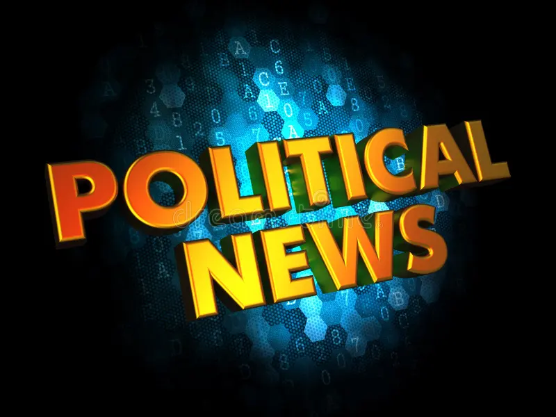 political news gold d words dark digital background 41801097